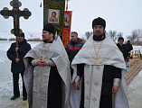 Чин Великого освящения воды на местном водоеме в г. Донецке
