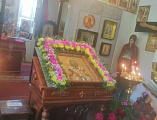 Иерей Евгений Литвиненко и прихожане Ажиновского храма совершили паломническую поездку на престольный праздник в день памяти священномученика Захария Лобова