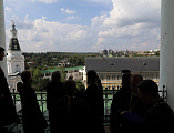 Преосвященнейший епископ Симон возглавил паломничество из Шахтинской епархии в Свято-Троицкую Сергиеву Лавру