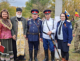 В хуторе Красновка прошел старинный казачий обряд «Посажение на коня» ﻿