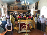 Иеромонах Димитрий (Яроцкий) посетил Тарасовский храм святителя Тихона Задонского в день престольного праздника