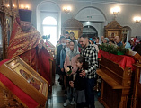 Чествование  прихожанок Донского храма в честь дня святых  жен-мироносиц