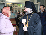 С архипастырским визитом Преосвященнейший епископ Симон посетил приход в честь Архистратига Михаила пос. Каменоломни