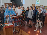 В поселке Майском отслужен молебен на начало учебного года