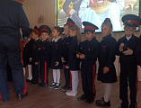 Церемония посвящения в казачата прошла в Ёлкинской средней школе