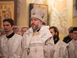 Преосвященнейший епископ Симон вместе с архиереями Саратовской митрополии совершил всенощное бдение в Покровском соборе города Саратова