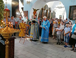 Молебен на начало учебного года в храме Архистратига Михаила