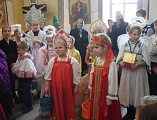 В Никольском храме пос. Аютинский прошел праздник, посвященный Рождеству Христову