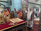 Преосвященнейший епископ Симон возглавил праздничную Литургию в храме святителя Николая города Шахты