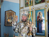 В престольный праздник Преосвященнейший епископ Симон совершил Божественную литургию в храме в честь Казанской иконы Божией Матери г. Гуково