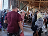 Шахтинский приход Вознесения Господня совершил традиционное паломничество в епархиальный Покровский Верхнемакеевский монастырь