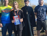 Победителей ежегодного пробега «Лазоревая степь» поздравил настоятель Алексеевского храма ст. Бессергеневской 