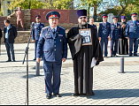 Окружной священник Донецкого округа ВКО ВВД принял участие в Губернаторском смотре казачьих образовательных учреждений в Белой Калитве и награжден грамотой Войскового атамана и медалью «За особые заслуги»