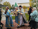 Праздничное богослужение в день Покрова Пресвятой Богородицы в храме Архистратига Михаила