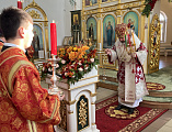 В пятницу Светлой седмицы Преосвященнейший епископ Симон совершил Божественную литургию в храме Святой Троицы города Каменск-Шахтинский