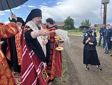 Епископ Шахтинский и Миллеровский Симон совершил молитву о благополучии урожая на донских полях
