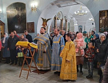 Праздничное богослужение в день Покрова Пресвятой Богородицы в храме Архистратига Михаила