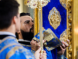 В канун праздника Донской иконы Божией Матери Преосвященнейший Симон епископ Шахтинский и Миллеровский сослужил Главе Донской митрополии в Ростовском кафедральном соборе