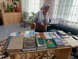 Выставка православной книги прошла в доме престарелых посёлка Садовый