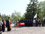 Благочинный Верхнедонского округа иерей Роман Митяшин принял участие в перезахоронении останков воинов, погибших в годы Великой Отечественной войны