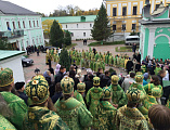 Преосвященнейший епископ Симон в Троице-Сергиевой лавре принял участие в торжествах в честь преподобного Сергия Радонежского