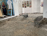 Внутренний ремонт и благоустройство прилегающей территории в храме Покрова Пресвятой Богородицы слободы Никольской