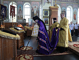 Преосвященнейший епископ Симон с архипастырским визитом посетил приход святителя Николая хутора Гуково