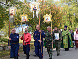 В день памяти преподобного Сергия Радонежского в пос. Заозерье прошел крестный ход