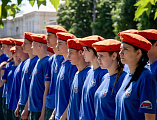 Торжественное возложение цветов в День памяти погибших шахтеров Российского Донбасса