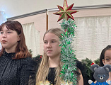 В дни Святок воспитанники воскресной школы при Свято-Троицком храме показали рождественское представление