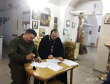 Состоялось подписание соглашения о сотрудничестве городского казачьего общества и прихода в честь Донской иконы Божией Матери г. Новошахтинска
