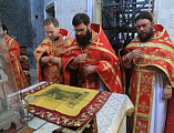 Преосвященнейший епископ Симон совершил молодежную Литургию в храме Пятницкого архиерейского подворья ст. Манычской и открыл епархиальный фестиваль творчества детей с ограниченными возможностями здоровья «Дети Солнца 2020»