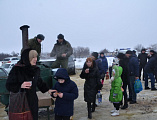 Чин Великого освящения воды на местном водоеме в г. Донецке