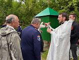 Молебен на источнике в хуторе Ильин Боковского района 