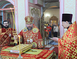 В пятницу Светлой седмицы Преосвященнейший епископ Симон с архипастырским визитом посетил храм Донской иконы Божией Матери г. Новошахтинска