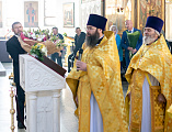 Преосвященнейший епископ Симон в день своего рождения возглавил Божественную литургию в Покровском кафедральном соборе города Шахты