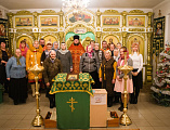 В храме святой Анны Кашинской г. Каменск-Шахтинский в новогоднюю ночь совершено богослужение
