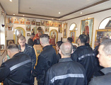 Престольный праздник в исправительной колонии в городе Каменске-Шахтинском