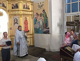 В Успенском храме станицы Калитвенской отметили малый престольный день
