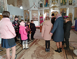 Учащиеся Нижне-Ольховской школы побывали на экскурсии в храме Архистратига Михаила