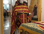 В новогоднюю ночь в Державном храме г. Донецка совершена Божественная литургия