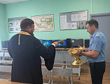 Благочинный приходов Донецкого округа совершил чин освящения контрольно-пропускного пункта «Донецк-автодорожный»