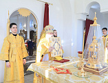 Преосвященнейший епископ Симон совершил чин великого освящения храма Державной иконы Божией Матери г. Донецка