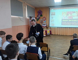 Урок о Масленице и Великом посте прошёл в Багаевской школе №2
