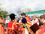В престольный праздник Преосвященнейший епископ Симон совершил Божественную литургию в храме святой блаженной Матроны Московской г. Донецка