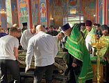 Святыня земли Донской: в Каменске-Шахтинском торжественно встретили мощи праведного Павла Таганрогского