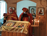 В день памяти святых царственных страстотерпцев в пос. Привольном Багаевского благочиния отметили престольный праздник