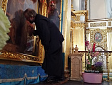 Преосвященнейший епископ Симон посетил кафедральный собор Успения Пресвятой Богородицы в Смоленске