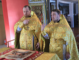 В престольный день Преосвященнейший епископ Симон совершил Божественную литургию в храме пророка Иоанна Предтечи города Новошахтинска