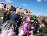 В прощеное воскресенье на площади перед Донским храмом г. Новошахтинска состоялись народные гуляния, посвященные Масленице